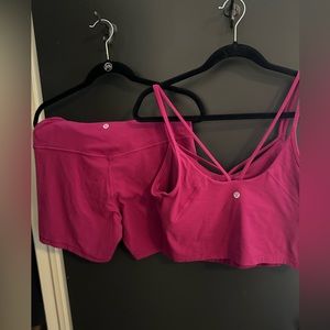 Lululemon set, size 12. used good condition